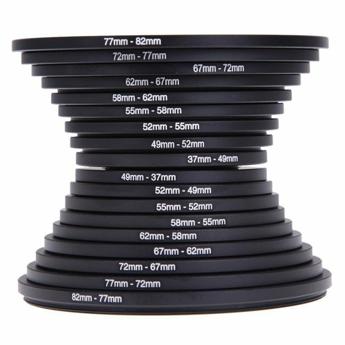 18pcs 82mm step - 37-82mm,